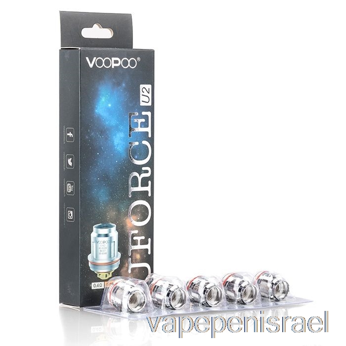 חד פעמי Vape Israel Voopoo סלילי החלפה Uforce 0.3ohm N2 סלילי רשת כפולה Uforce